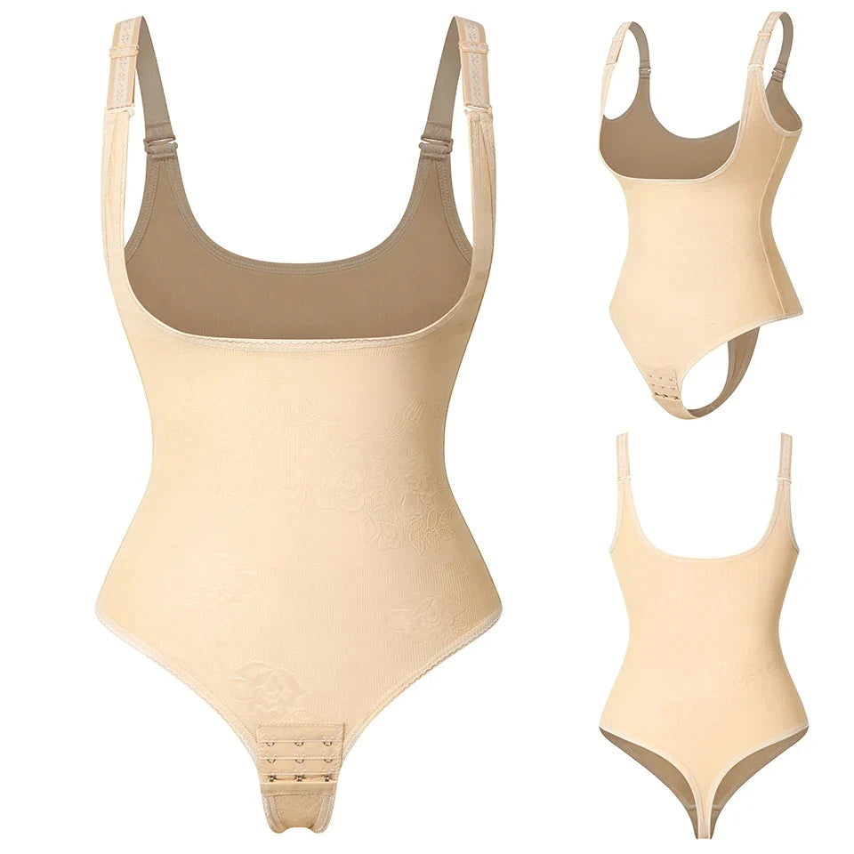 Women Shapewear Bodysuit New Tummy Control Shapewear Waist Trainer Thong Body Shaper Fajas Colombianas Slimming Underwear