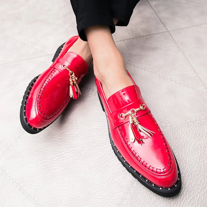 Men tassel loafers Mens loafers leather Man shoes leather tassel Mocassin homme Calzado hombre Zapatos de hombre Men shoes