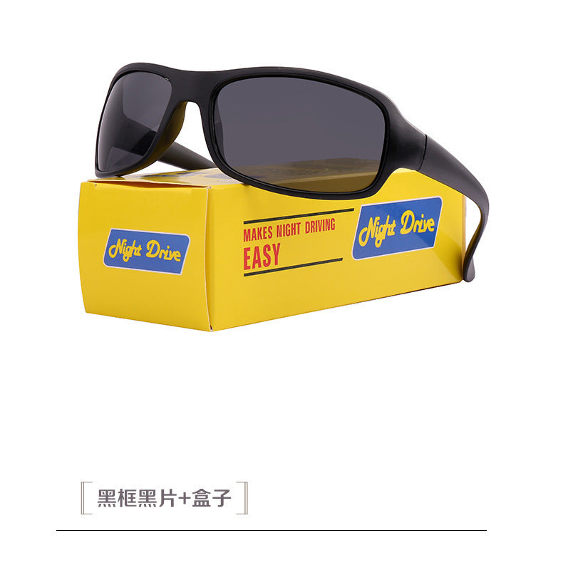Driving Glasses Men and Women Anti-highlights Night Vision Goggles Anti-wind Sand Riding Sunglasses Sports Sunglasses