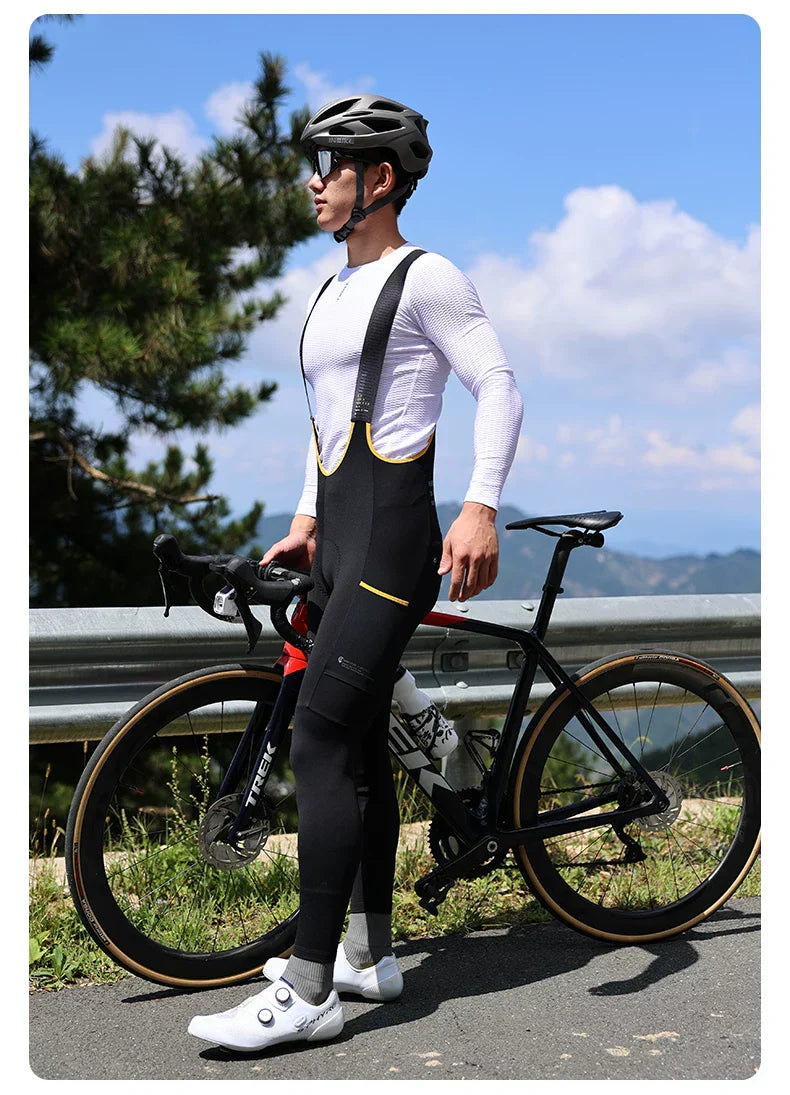 Fleece Men's Cycling Jersey  Winter Cycling Sets Warm Long-sleeved Suit Soad Bike Bicycle Jacket Overalls Riding Suit