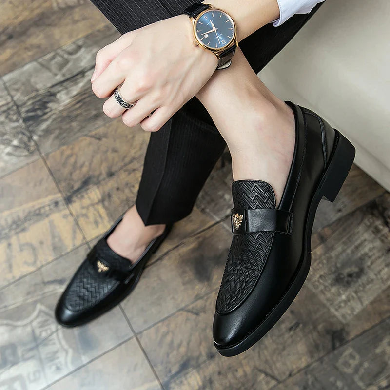 Fashion Size 6~13 Mens Dress Casual Leather Designer Wedding Mules Luxury Business Italian Slippers Loafers Oxford Shoes for Men