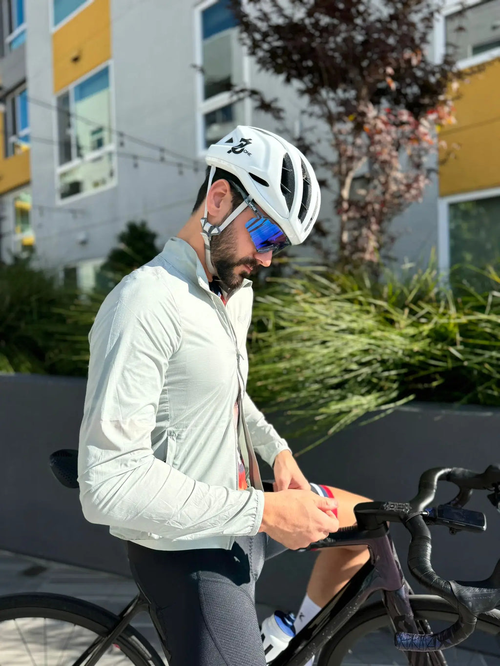 Men Windproof Waterproof Long Sleeve Cycling Jacket YKK Double Zipper Breathable MTB Bike Clothing Tops Pro Team Jersey