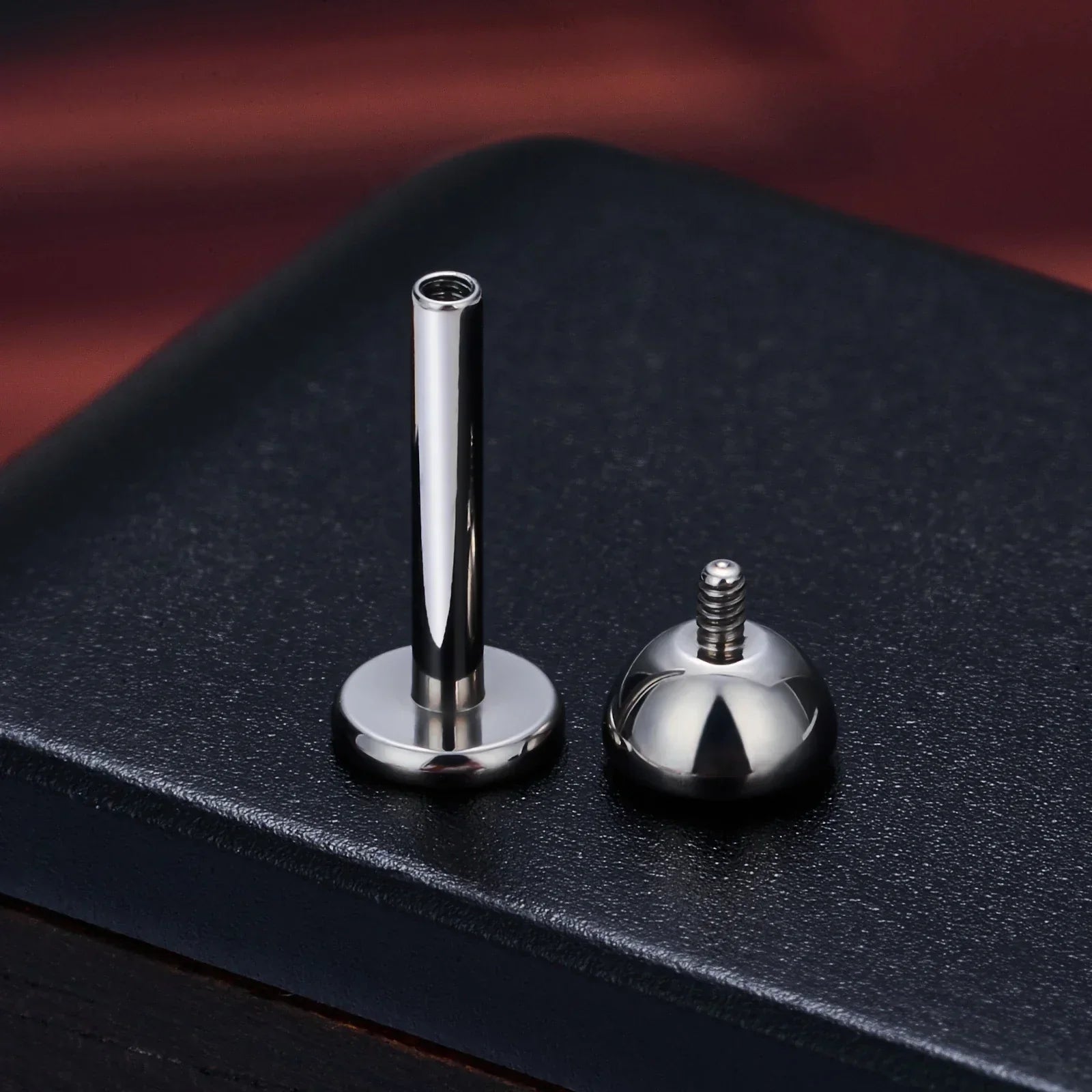 10/50PCS G23 Titanium Internal Thread Cup Shaped Ear Cartilage Nail Simple And Fashionable Perforated Jewelry Ear Nail Lip Nail