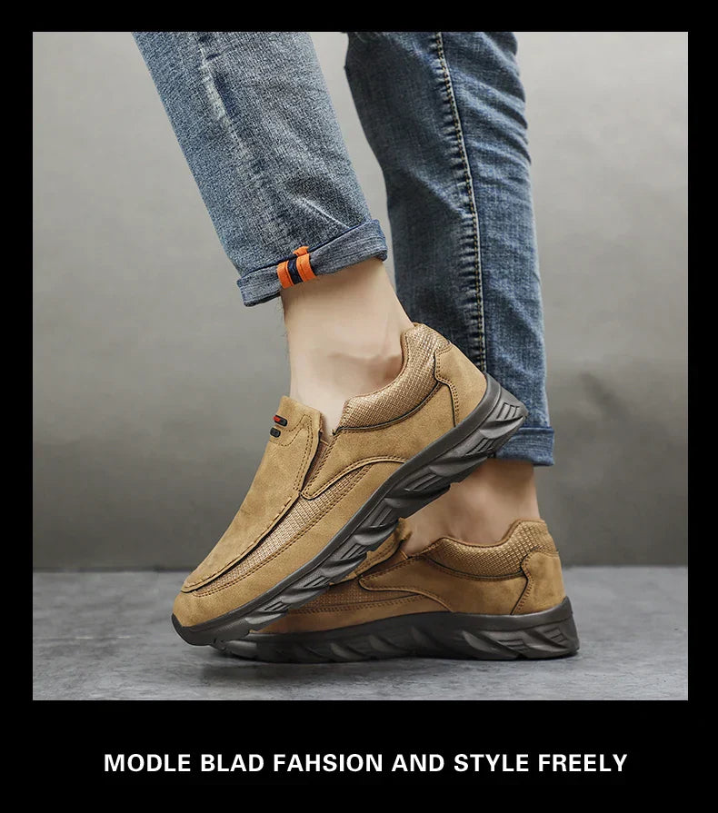 Men Sneakers Light Loafers Slip on Casual Shoes for Men Comfortable Walking Luxury Brand Male Business Shoe Driving Footwear