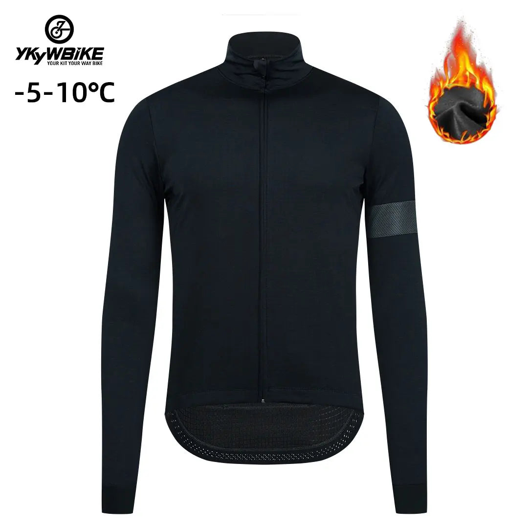 Winter Cycling Jacket Outdoor Warm Fleece Coat Thermal Bike Jacket Mtb Bicycle Jersey Weatherproof Windbreaker 5 color