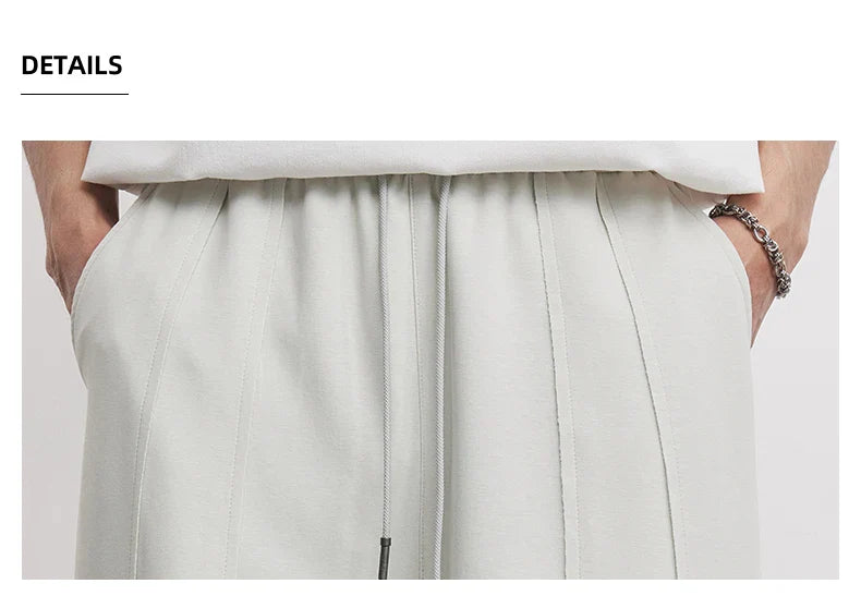 Fashion American Casual Sweatpants Men Spring And Autumn 2026 New Air Layer Scimitar Pants Loose Sports Pants
