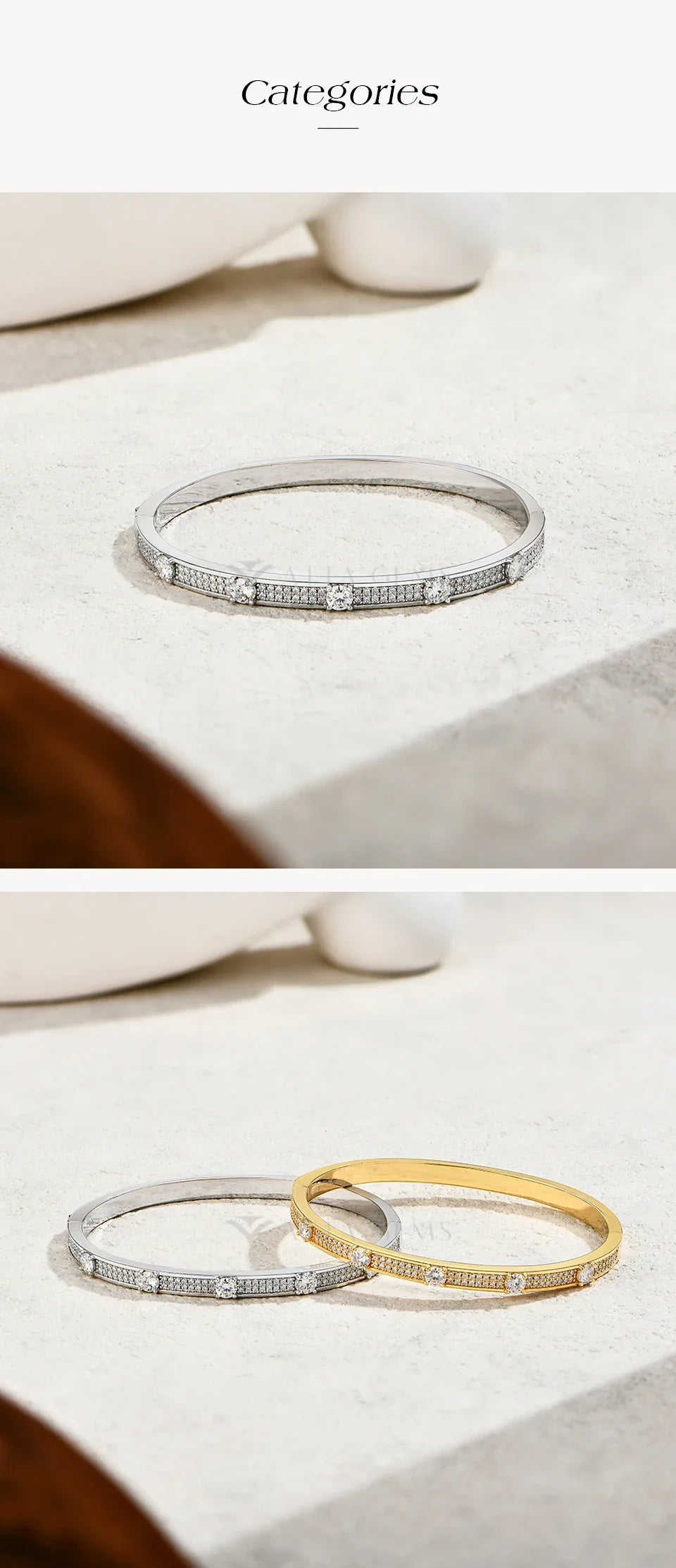 Full Diamond Narrow Bangle Luxury Moissanite Bracelet for Women Men Classic 925 Silver Engagement Wedding Daily Jewelry