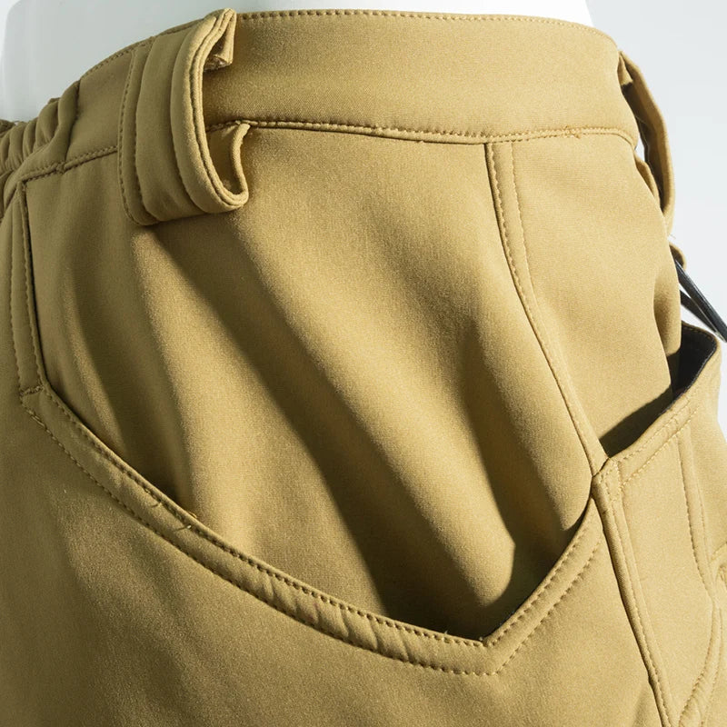 Men's Autumn Winter SoftShell Fleece Jackets Male Hood Windproof Coat Fishing Hiking Camping Climbing Skiing Warm Pants Trousers