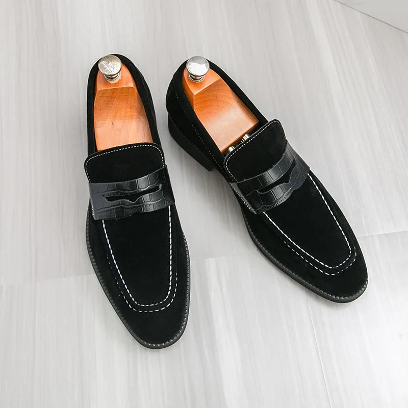 Hot Selling Business Leather Shoes Trendy and Versatile Breathable and Casual Shoes Comfortable and Long-lasting Work Shoes