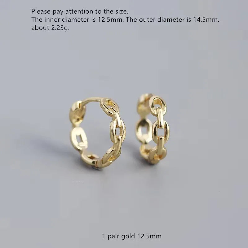 925 Sterling Silver Earring Colorful Dripping Oil Material Ear Ring Ear Buckle Rhombus Shape Trend Wild Girl Women Boy Ear Jewel