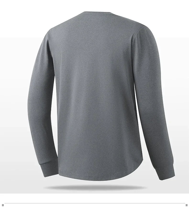 High Quality New Men's/Women's Outdoor Running Mountaineering Hiking Sports Leisure Breathable Loose Long Sleeve T-Shirt