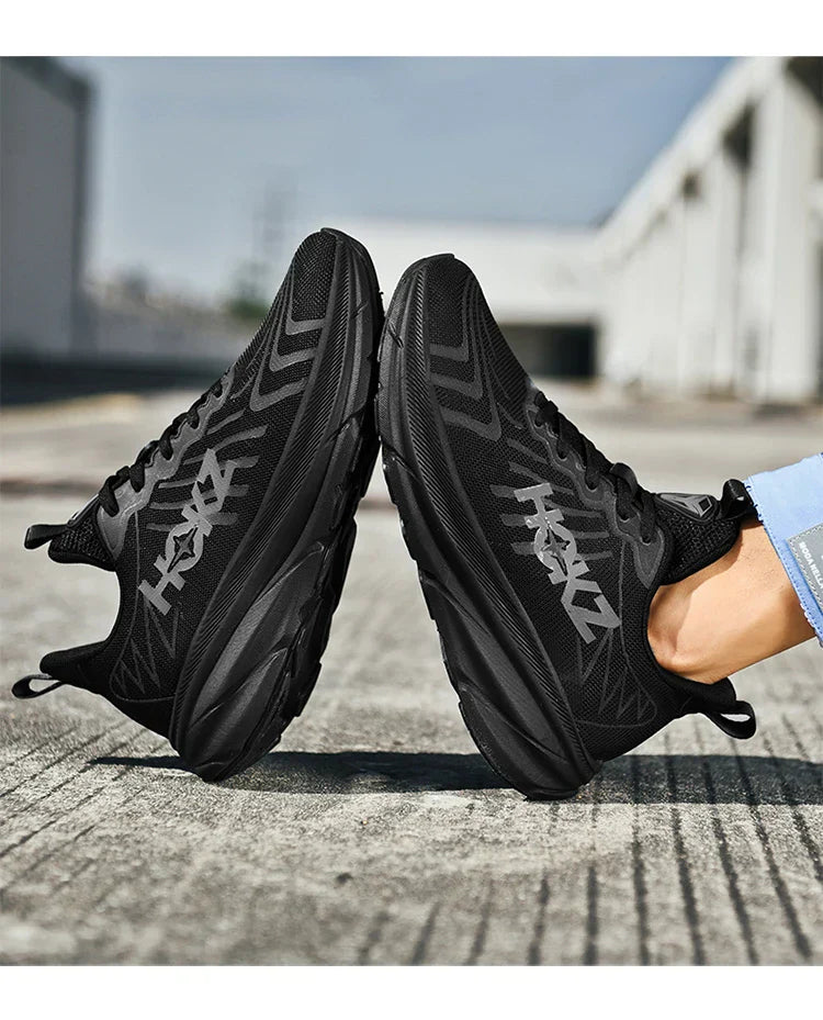 Carbon Plate Air Cushion Running Shoes for Men Soft Chunky Sneakers Women Daily Commuting Shoes Outdoor Casual Walking Shoes