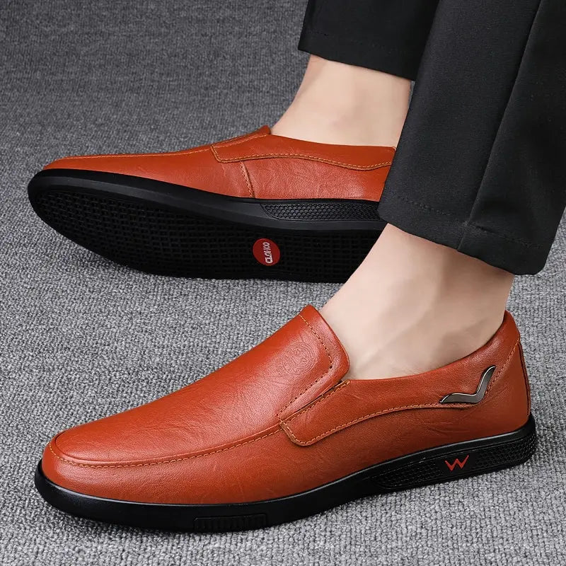 Men's Fashion Leather Loafers Shoes Handmade Business Outdoor Brand Special Shoes For Male Work Office Casual Sneaker