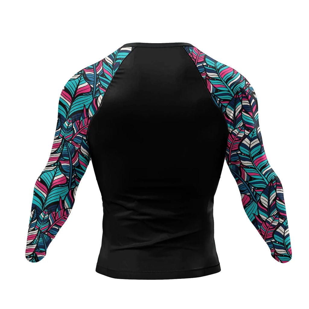 Customized Logo Cody Lundin Men Compression Sportswear Polyester Sunscreen T Shirt For Swimming Surf Jiu Jitsu BJJ Rashguard