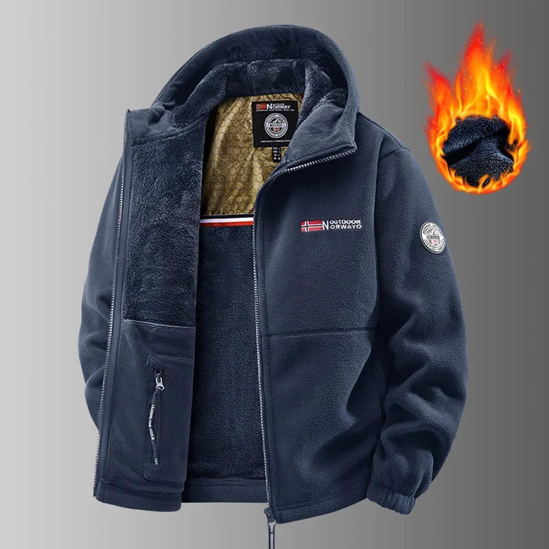 Men Heated Jacket Winter Polar Fleece Jacket Men Thermal Fleece Tactical Sports Coat Militar Softshell Hiking Outdoor Army Jacke