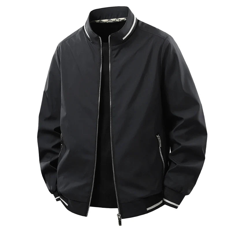 8XL Jacket Men Plus Size Autumn Casual Loose Coats Business Formal Jackets Spring Big Size Windbreaker Solid Outwear 6XL 7XL