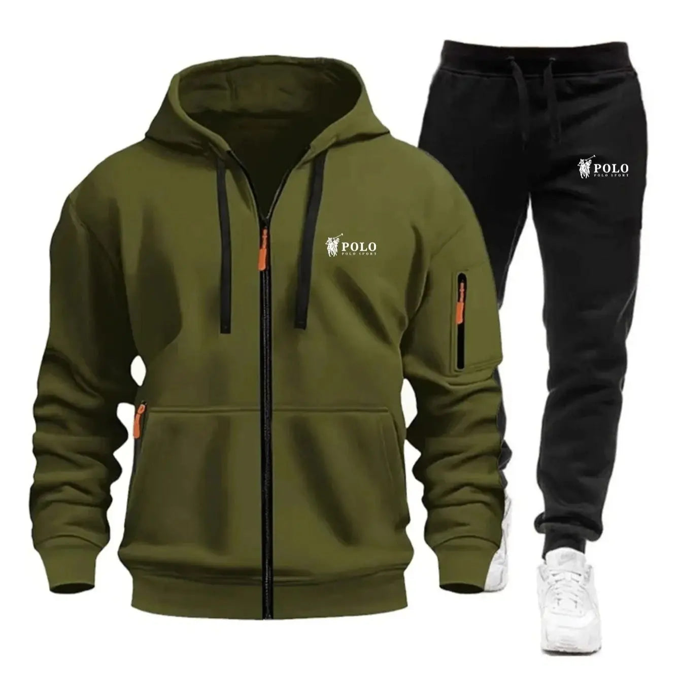 Zipper Sweatshirt Suit Sweatshirts for Men Daily Casual Hoodies Pants High Quality 2026 Sports Tracksuit Jogging Men's Clothing