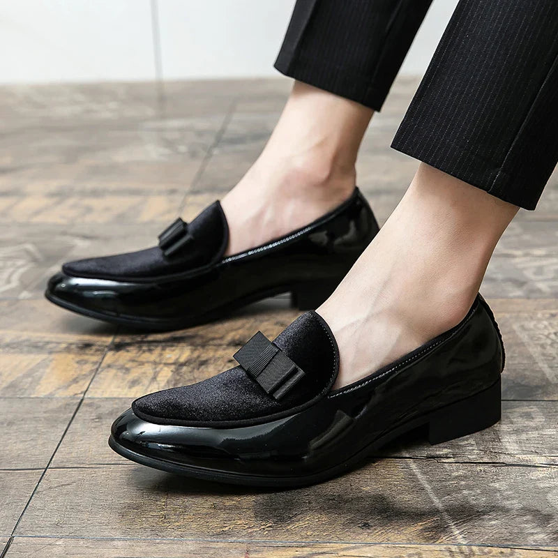 38~48 Mens Dress Italy Paty Leather Wedding Luxury Designer Flats Business Formal Gentleman Casual Driving Shoes for Men Loafers