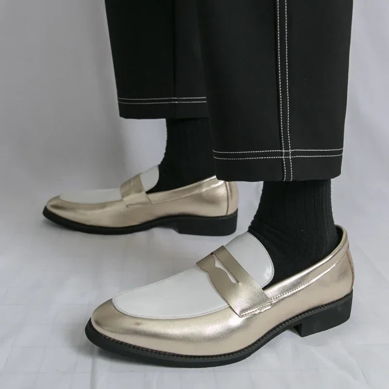 Men Shoes for Wedding Moccasins 2025 New Loafers for Men Breathable Man Slip on Flats Leisure Walk Driving Shoes Walking Shoes