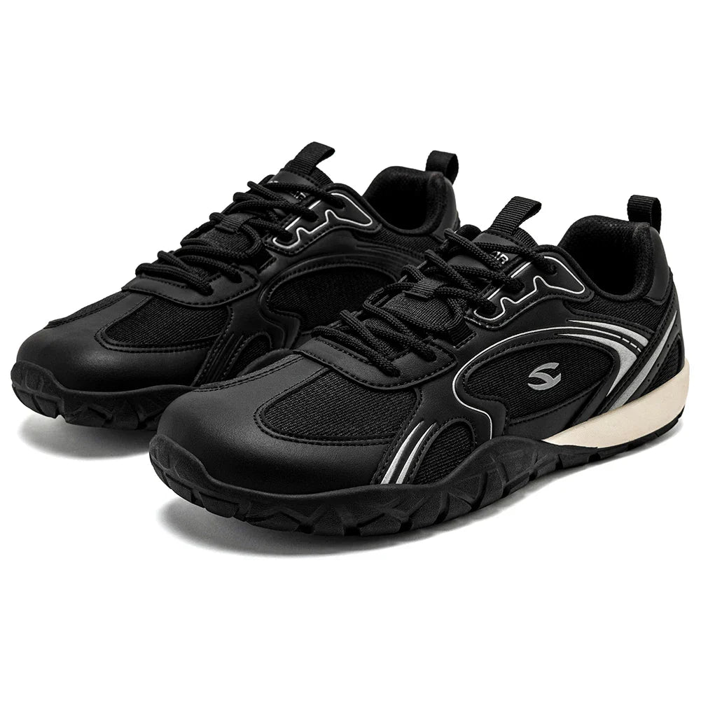 Unisex Wide Toe Barefoot Shoes Minimalist Retro Walking Sneakers Hiking Trail Running Shoes for Men Women