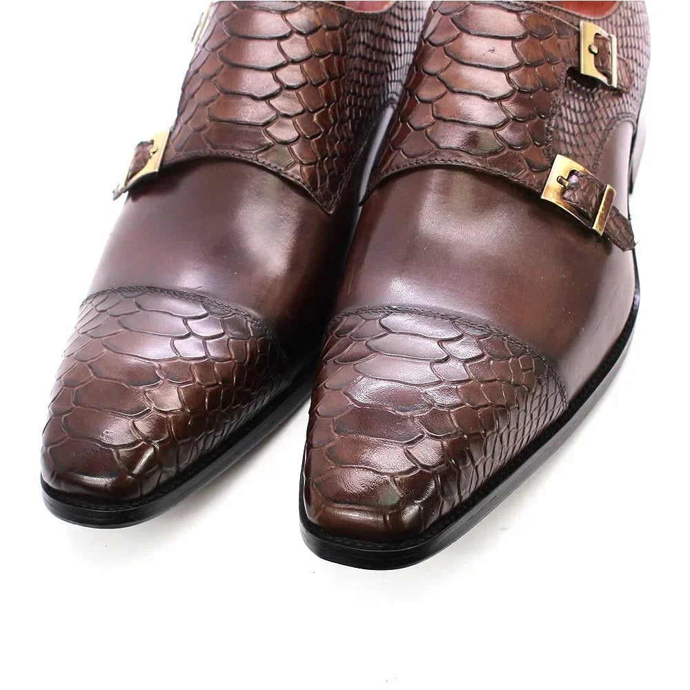 Men's Leather Dress Shoes – Formal Oxford Style, Sizes 40–47, Black & Brown