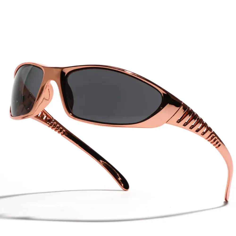 Silver Sunglasses Color Hollowed Out Future Sense Of Technology Hot Girls Net Red Sunglasses Women Sunglasses Trendy Men
