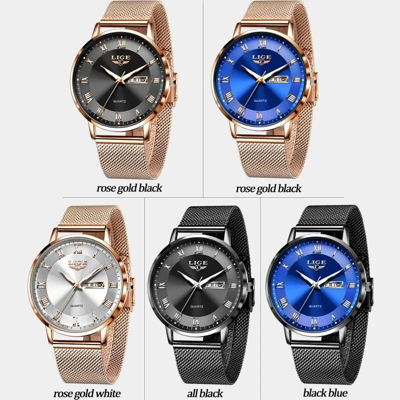 2024 New Watch Women Luxury Watches Ladies Creative Steel Women's Bracelet Watches Female Waterproof Clock Relogio Feminino