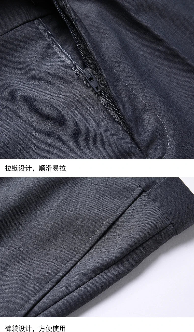 High quality Men Solid color Business - stylish handsome groom best man wedding dress 3/2/1 Single piece optional