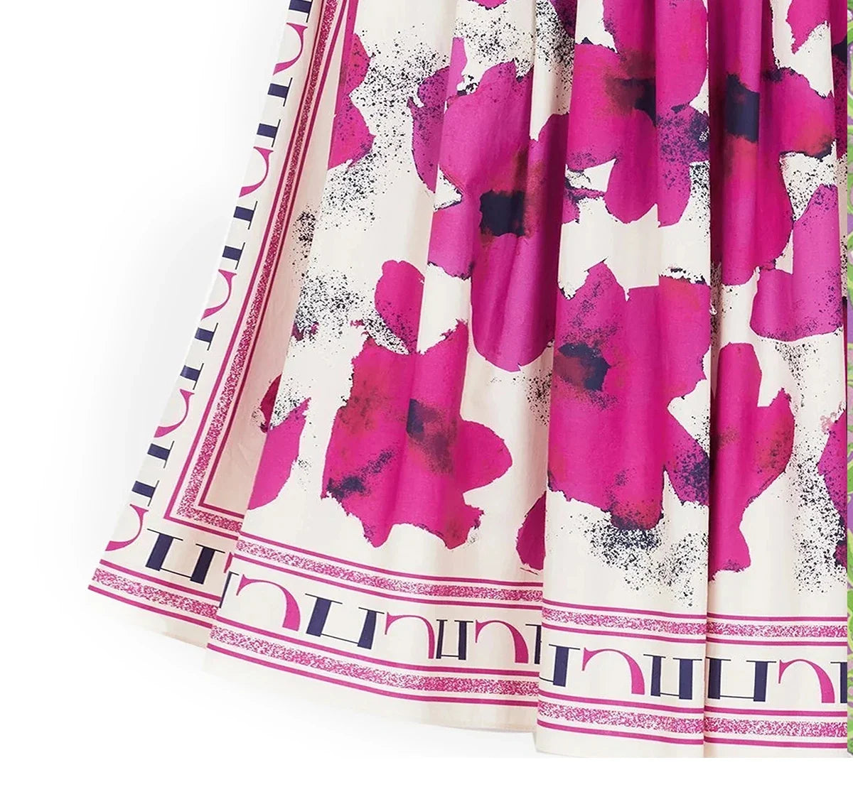 Women's Dress New Long sleeved Shirt Long Skirt Flower Print Party Dress