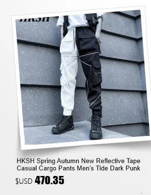 Summer New Men Tide High Street Drawstring Pocket Sports Casual Safari Style Shorts Loose Light Luxury Simple Capris HK4528