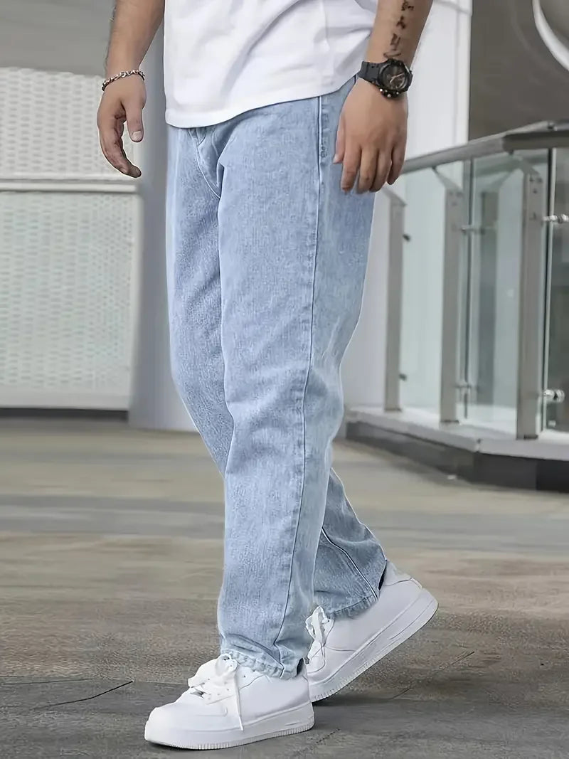 Men's Casual Fashion Jeans - Comfortable, Stylish, and Durable for Everyday Wear