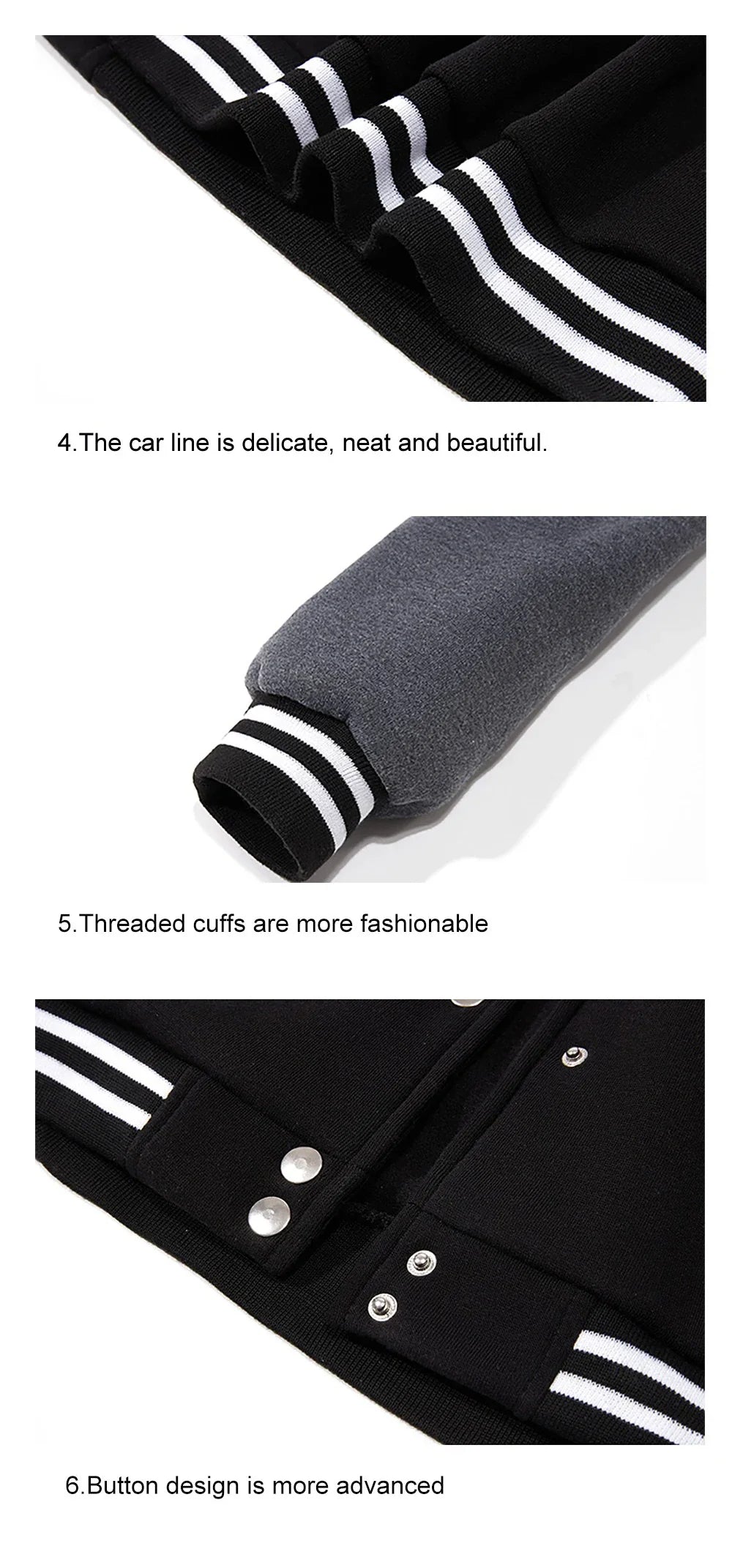 Realizing Dreams In New York Print Jacket Male Fashion Hip Hop Baseball Jersey Soft Loose Fleece Coat Unisex Street Basics Top