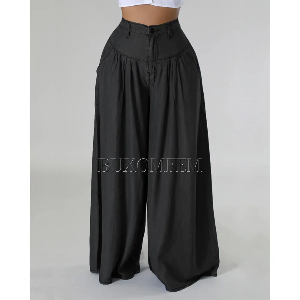 Stylish Fashion High Waist Jeans