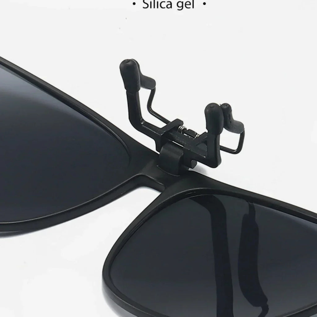 New PC Clip Sunglasses for Outdoor Fishing and Driving. Clip Sunglasses for Day and Night Use.
