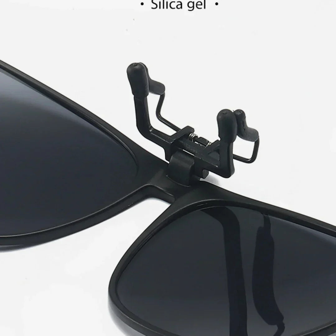 New PC Clip Sunglasses for Outdoor Fishing and Driving. Clip Sunglasses for Day and Night Use.