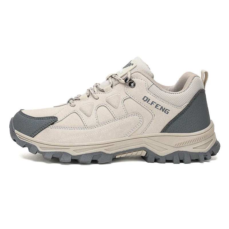 PLUS SIZE Men Women Adventure Sneakers Durable Grip Non-Slip Shoes Lace-Up Comfort Ideal for Outdoor Hiking Boots Men Footwear