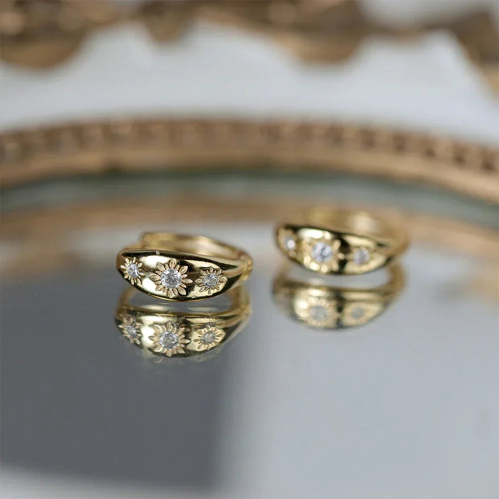 925 Sterling Silver Ear Buckle Snake Twisted Round Circle Microinlaid Zirconia Hoop Earrings For Women Pendientes Aro Rojos