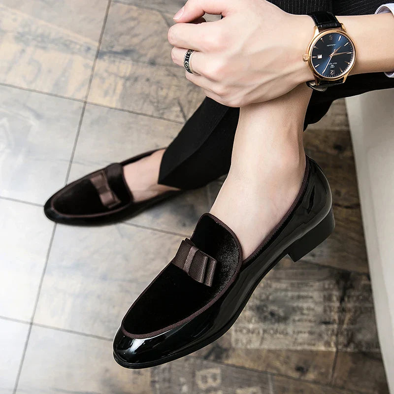 38~48 Mens Dress Italy Paty Leather Wedding Luxury Designer Flats Business Formal Gentleman Casual Driving Shoes for Men Loafers