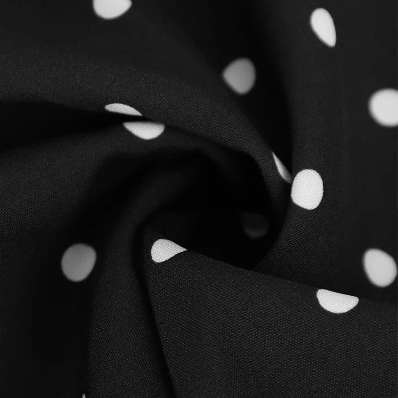 Women New Long Dresses Summer Elegant Upgraded Version Casual Polka Dots Party Dress Graceful Holiday Casual Slim Female Dresses