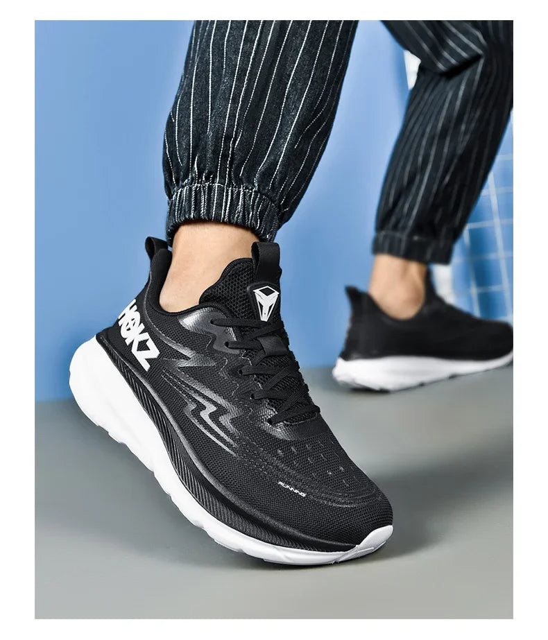 Men's Running Shoes Cushioning Outdoor Non-Slip Jogging Breathable Trainer Race Sneakers Luxury shoes Mesh Couple Off-road Shoes