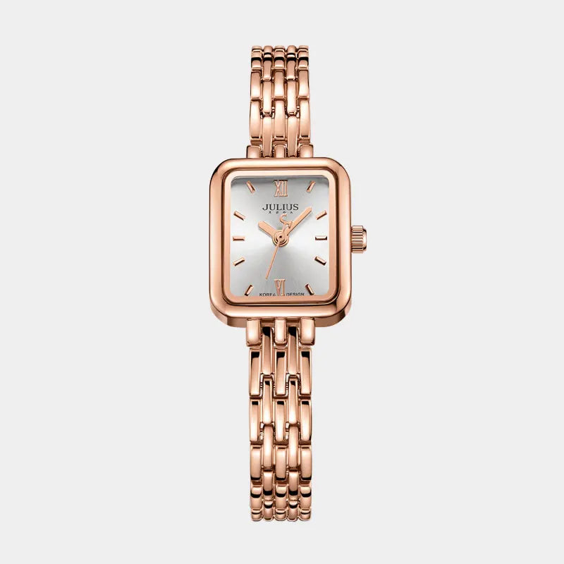 Watch For Women  Women's Stainless Steel Band Luxury Gift Watch Dual-Layer Dial Fashion Montre JA-771