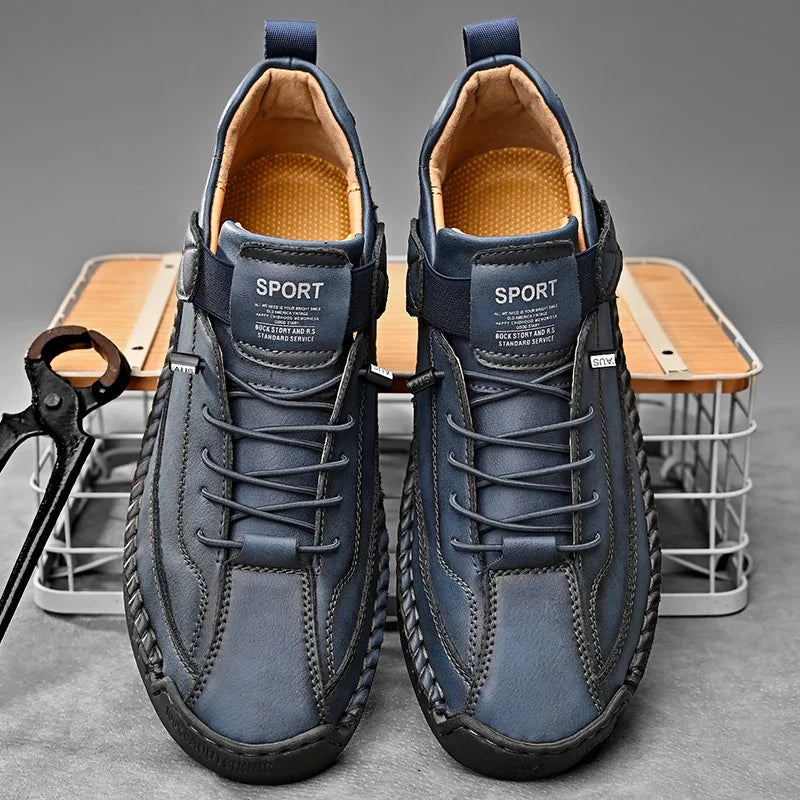 Handmade Leather Men Casual Loafers