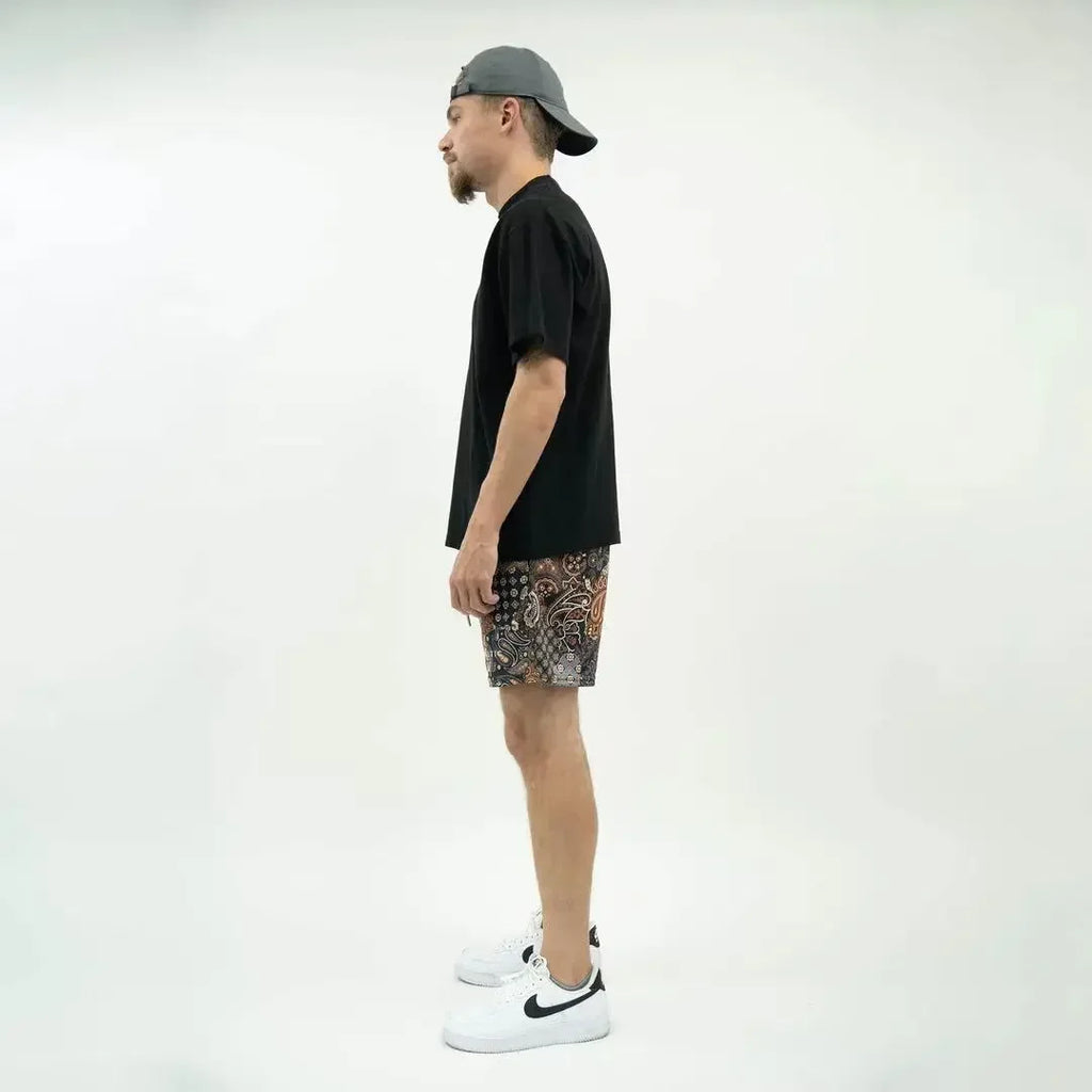 Summer Trend Motorcycle Shorts Mens Quick Dry Clothing Casual Short Pants Gym Fitness Sports Mesh Basketball Sweatpants