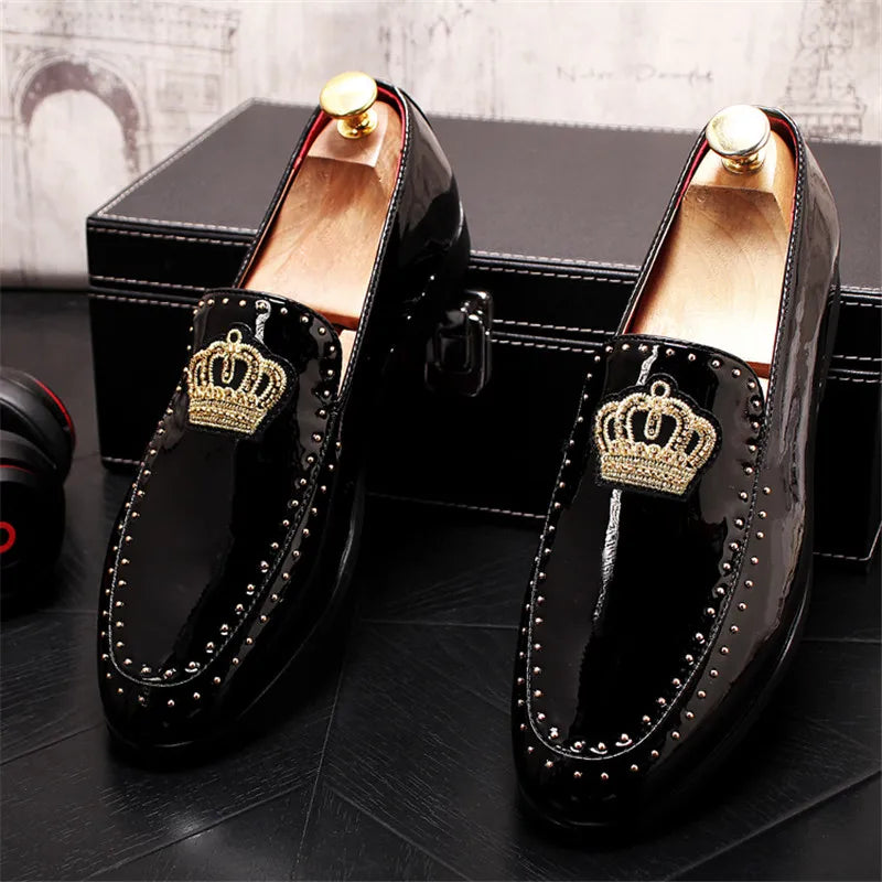 New Arrival Men's Shoes Luxury Designer Leather Casual Driving Oxfords Flats Shoes Mens Loafers Moccasins Italian Shoe For Men