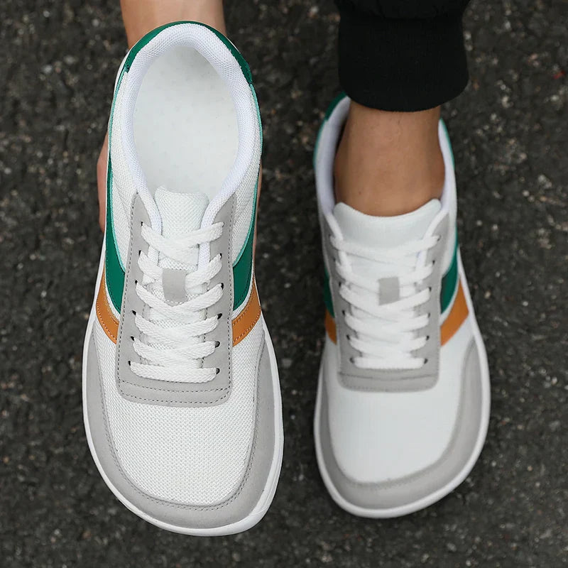 Wide Toe Men Shoes Casual Versatile Soft Sole Wide Last Shoes Walking Sneakers Breathable Mesh Comfortable Barefoot Shoes