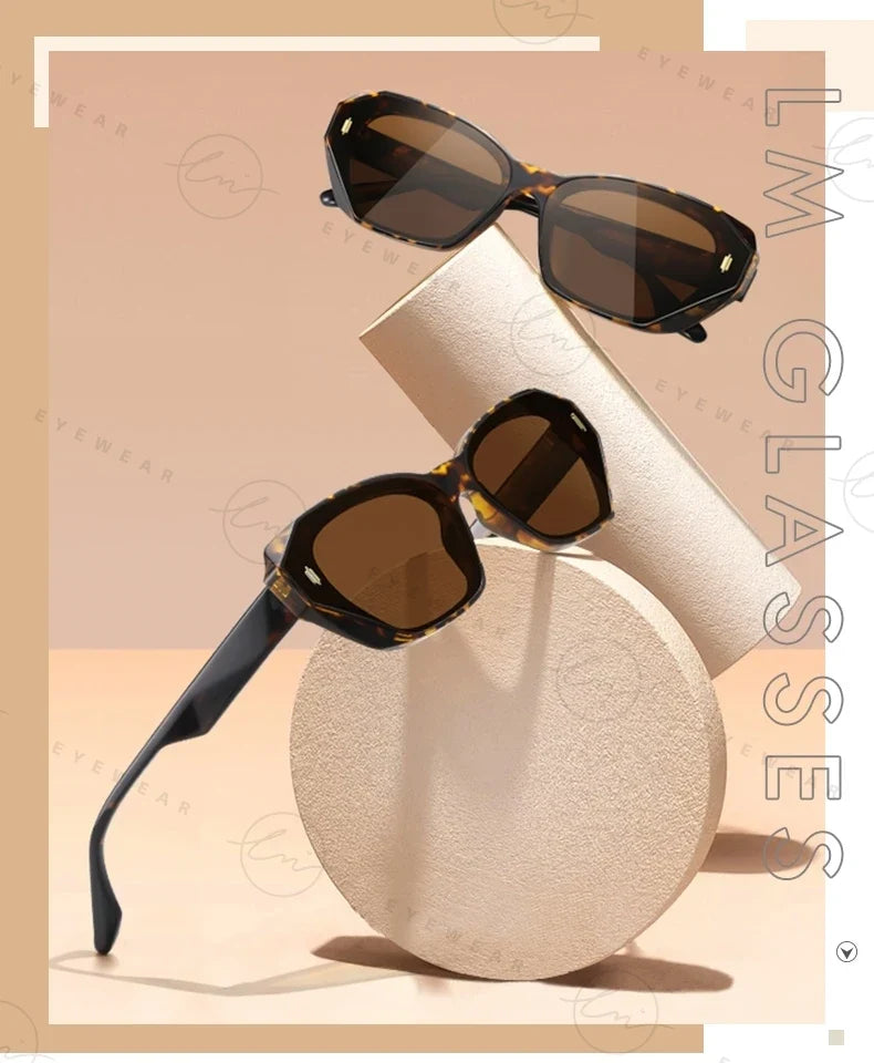 2024 Trending Cat Eye Polarized Sunglasses For Women Fashion TR90 Ladies Eyewear UV400 High Quality Gafas de sol