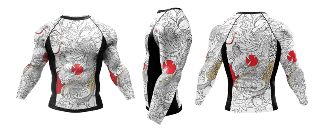 Men Cool Fighting Wear Jiu Jitsu BJJ Boxing Rashguard Custom Grappling Kicboxing Club Uniforms Compression Gym Tees