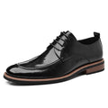 High Quality Male Oxford Shoes Leather Mens Casual Shoes Pointed Thick Bottom Business Brand Footwear Soft Comfortable Loafers