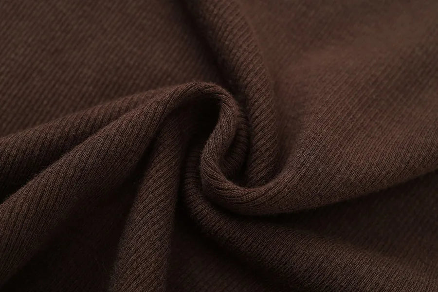 2024 winter turteneck thicken ribbing dress soft and comfortable basic turn-down collar maxi dress ( Ship out in 1 day)