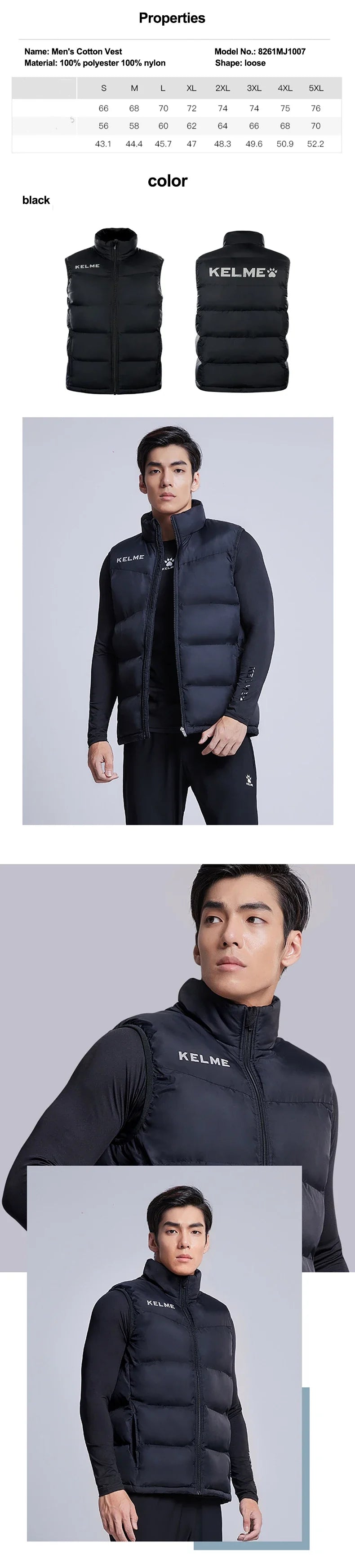 Men Winter Down Vest Sport Training Lightweight Waterproof Outwear Short Stand Collar Casual Coat Windproof Warm Jacket